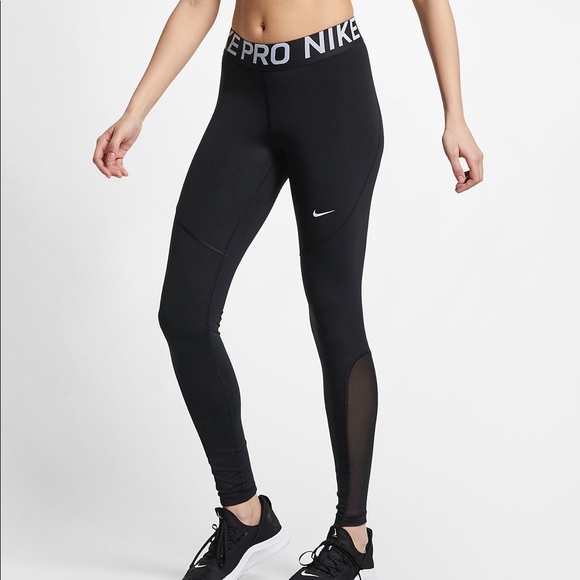 TRADED❌🚫NIKE PRO TRAINING TIGHT FIT MESH LEGGING - Picture 5 of 8